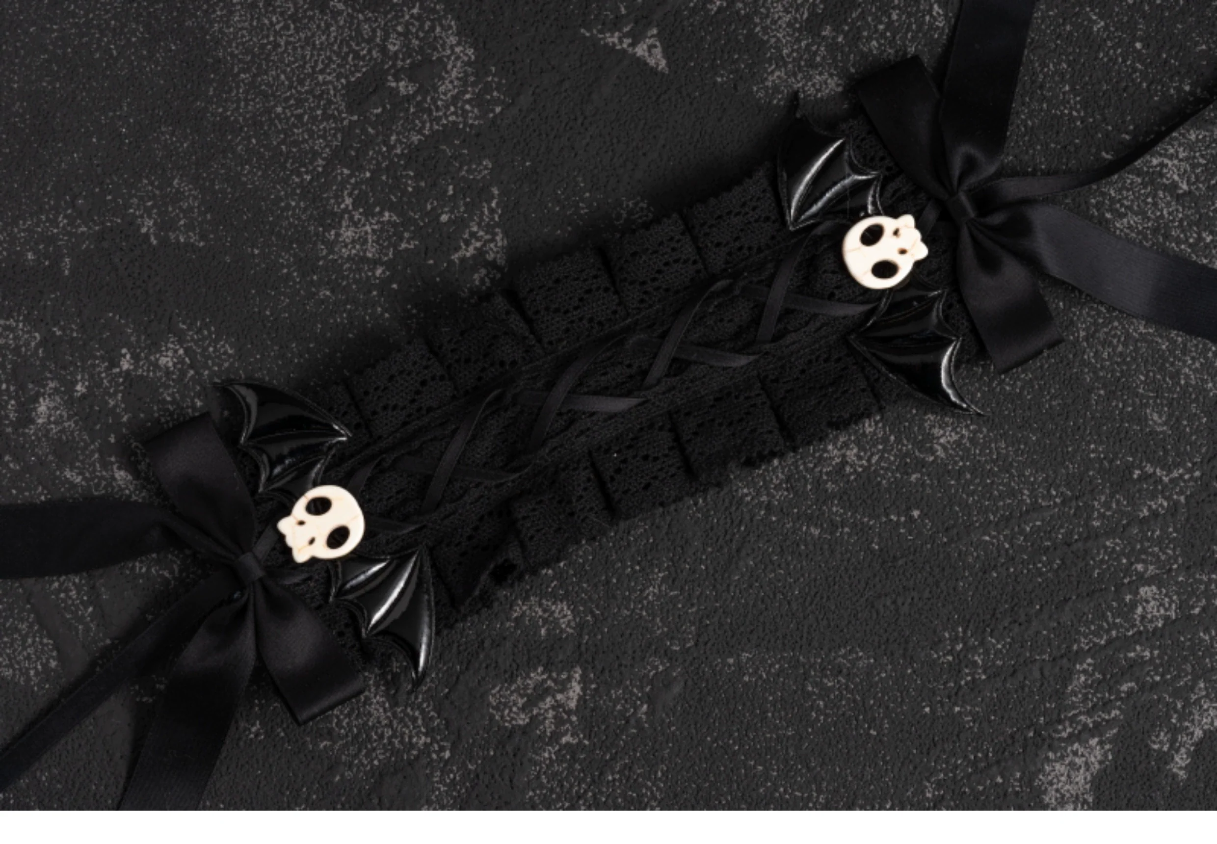 Strange Sugar - Gothic Hair Accessories Set Skulls Sharks Lolita Clips Headbands - Image 45