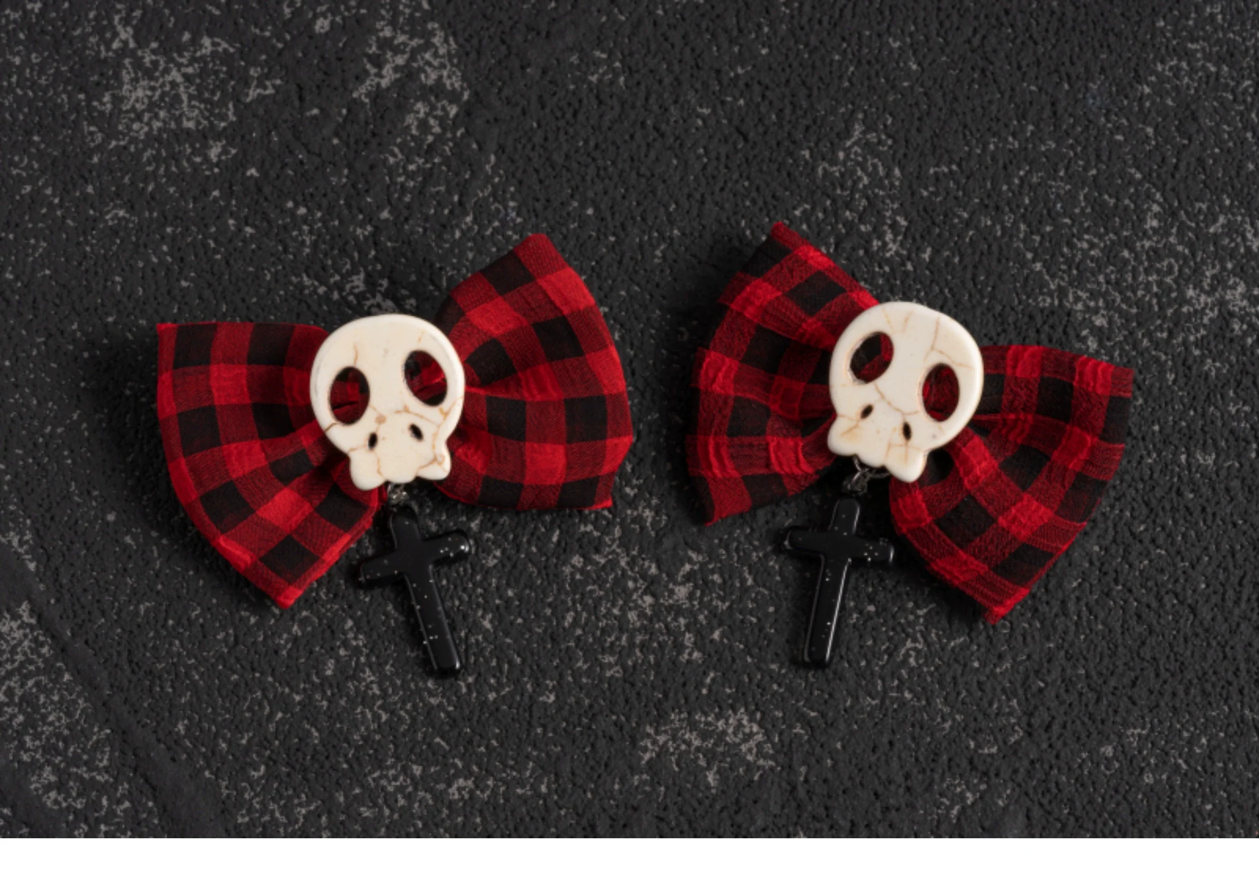 Strange Sugar - Gothic Hair Accessories Set Skulls Sharks Lolita Clips Headbands - Image 47