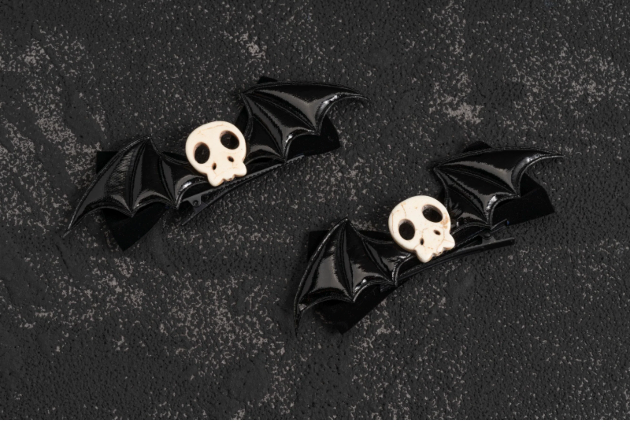 Strange Sugar - Gothic Hair Accessories Set Skulls Sharks Lolita Clips Headbands - Image 49
