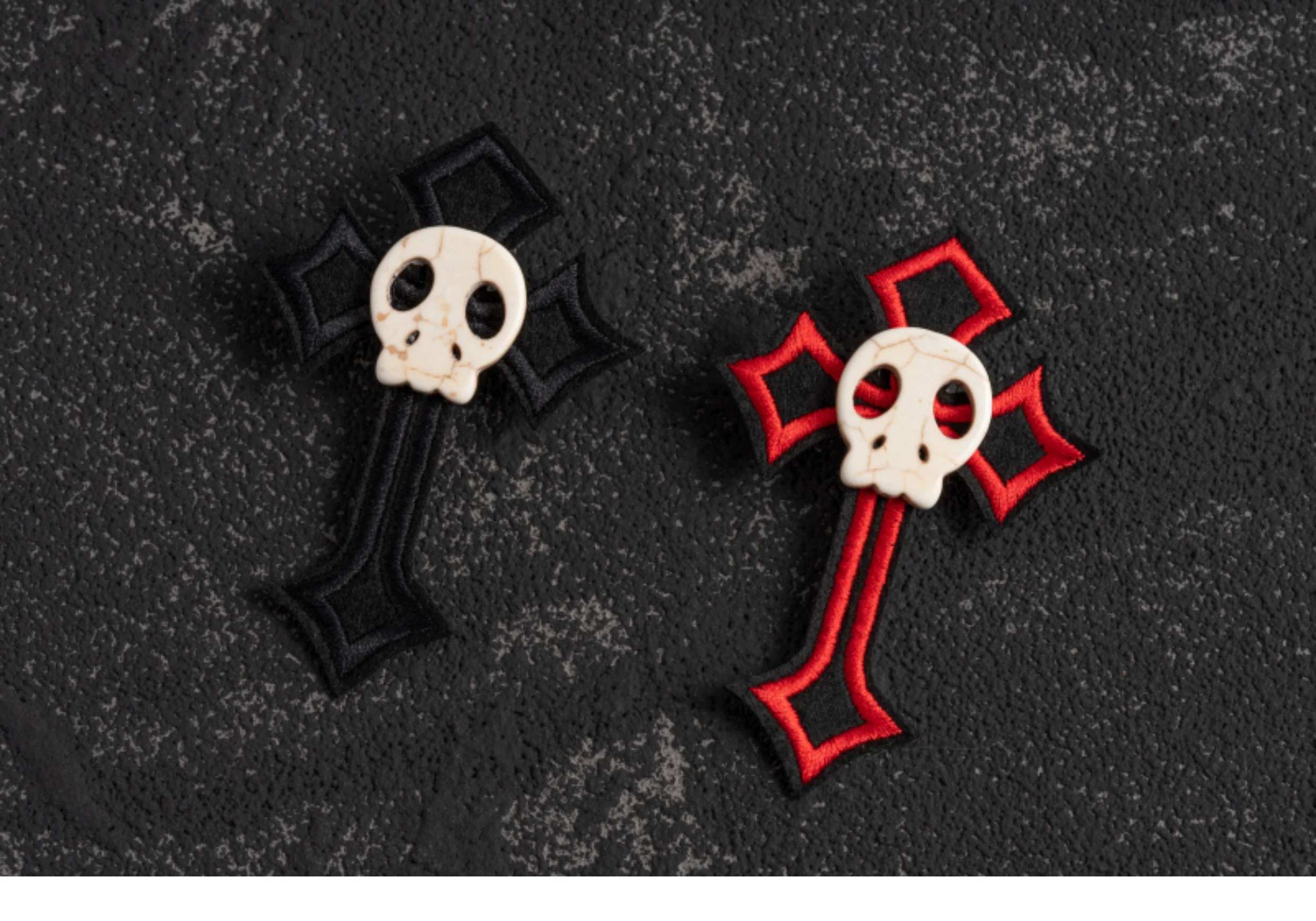 Strange Sugar - Gothic Hair Accessories Set Skulls Sharks Lolita Clips Headbands - Image 52
