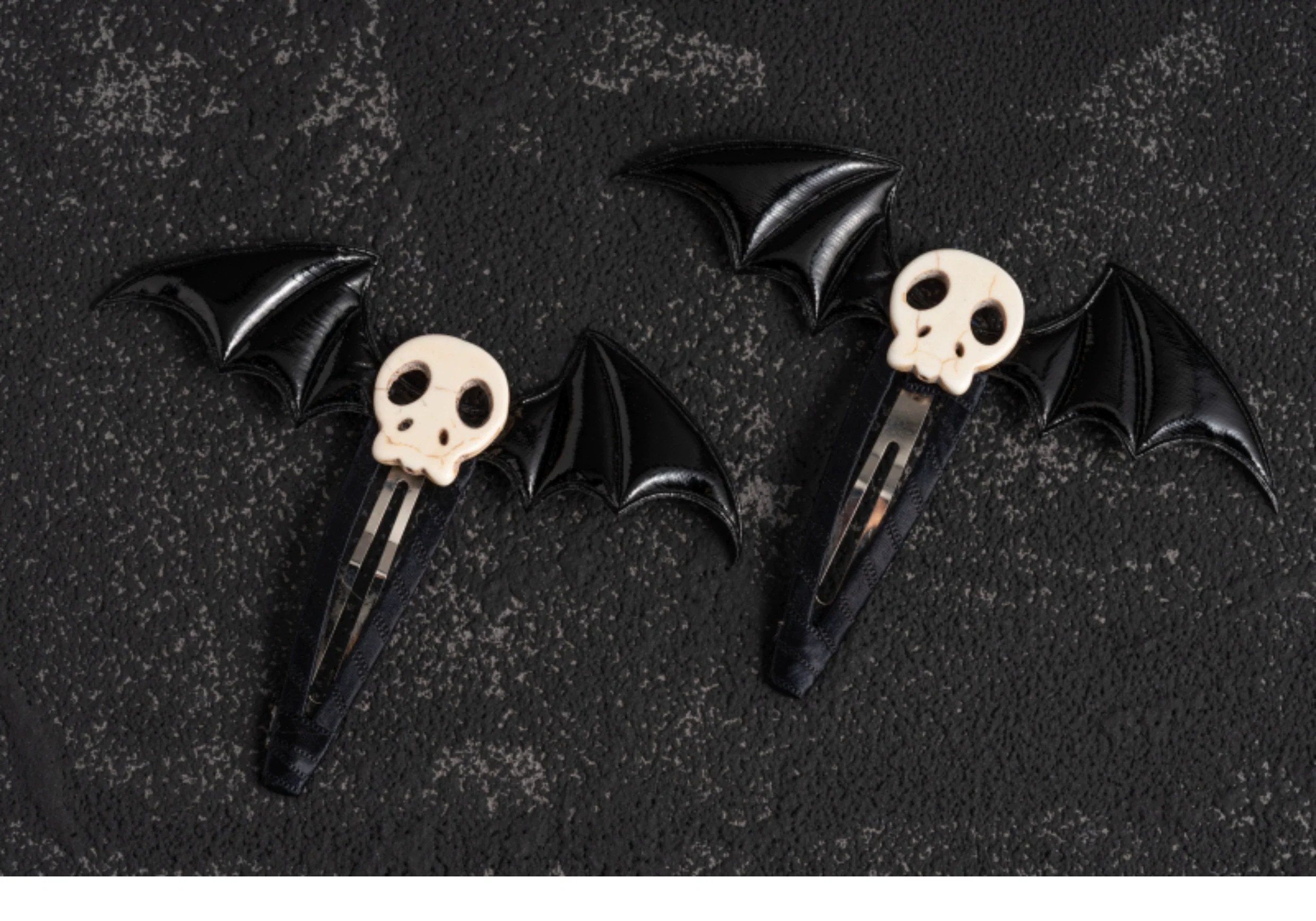 Strange Sugar - Gothic Hair Accessories Set Skulls Sharks Lolita Clips Headbands - Image 57