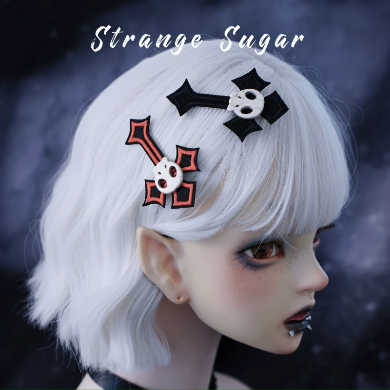 Strange Sugar - Gothic Hair Accessories Set Skulls Sharks Lolita Clips Headbands - Image 6
