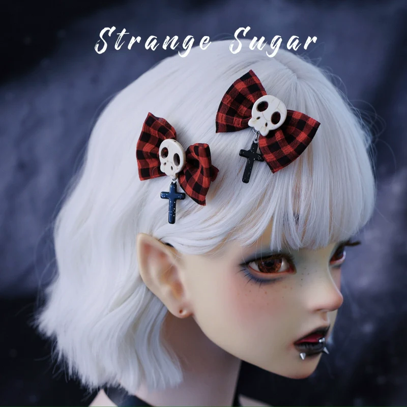 Strange Sugar - Gothic Hair Accessories Set Skulls Sharks Lolita Clips Headbands - Image 7