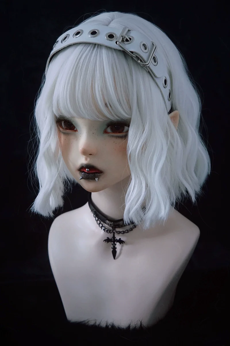 Strange Sugar - Gothic Lolita KC Faux Leather Punk Lolita Hair Accessories - Image 18