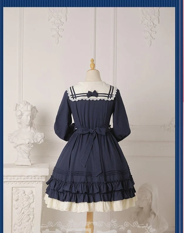 Long Sleeve Sweet Lolita OP - Image 10
