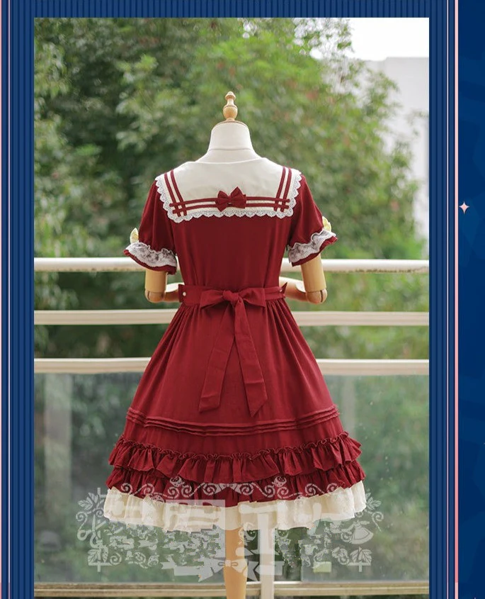 Long Sleeve Sweet Lolita OP - Image 3