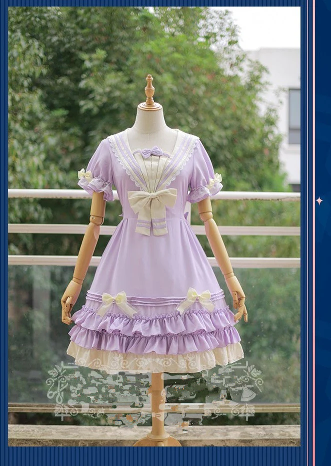 Long Sleeve Sweet Lolita OP - Image 4