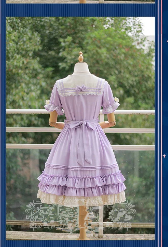 Long Sleeve Sweet Lolita OP - Image 5
