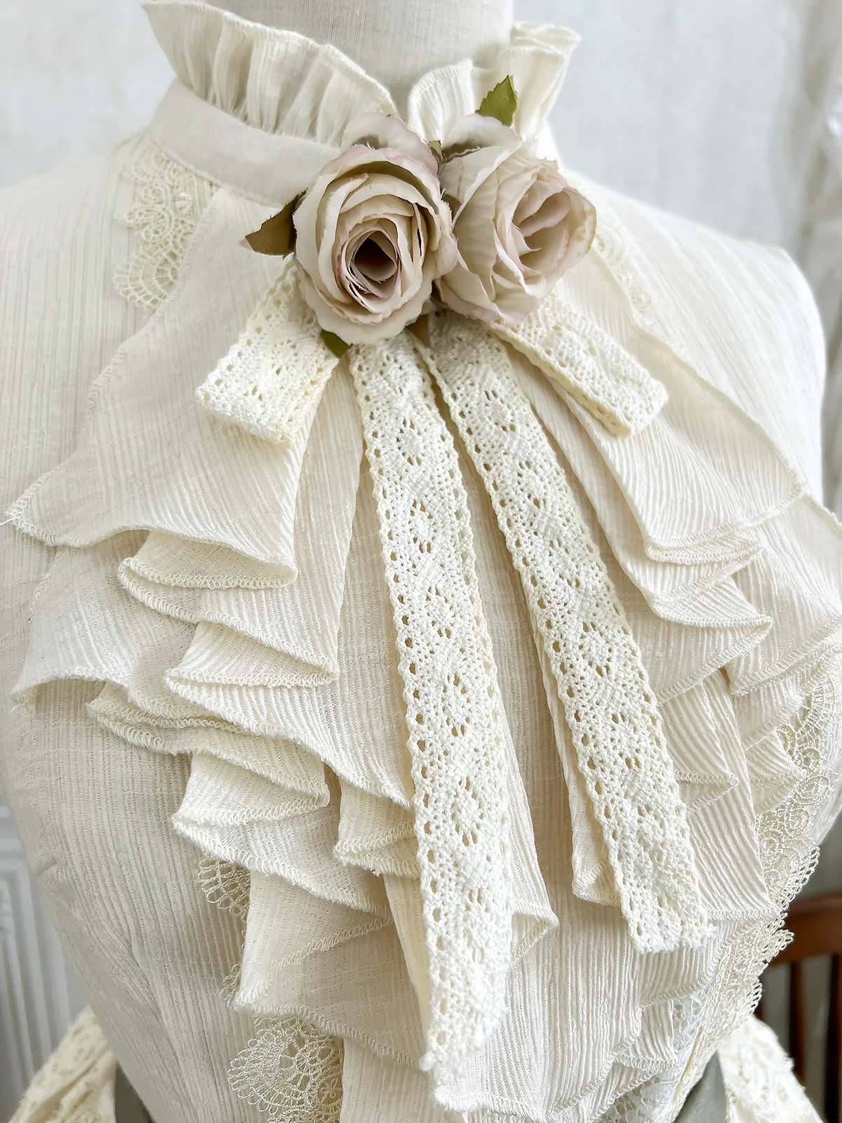 Morning Moments - Summer Lolita-inspired Chinese-style Skirt Set - Image 5