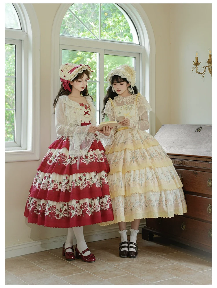 With PUJI - Letters and Poetry - Summer Classic Lolita Tulle Lace Bolero with Multi-Color - Image 12