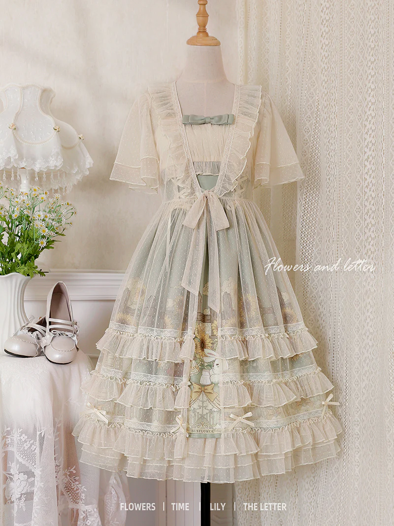 Sunflower - Elegant Lolita JSK Dress - Image 11