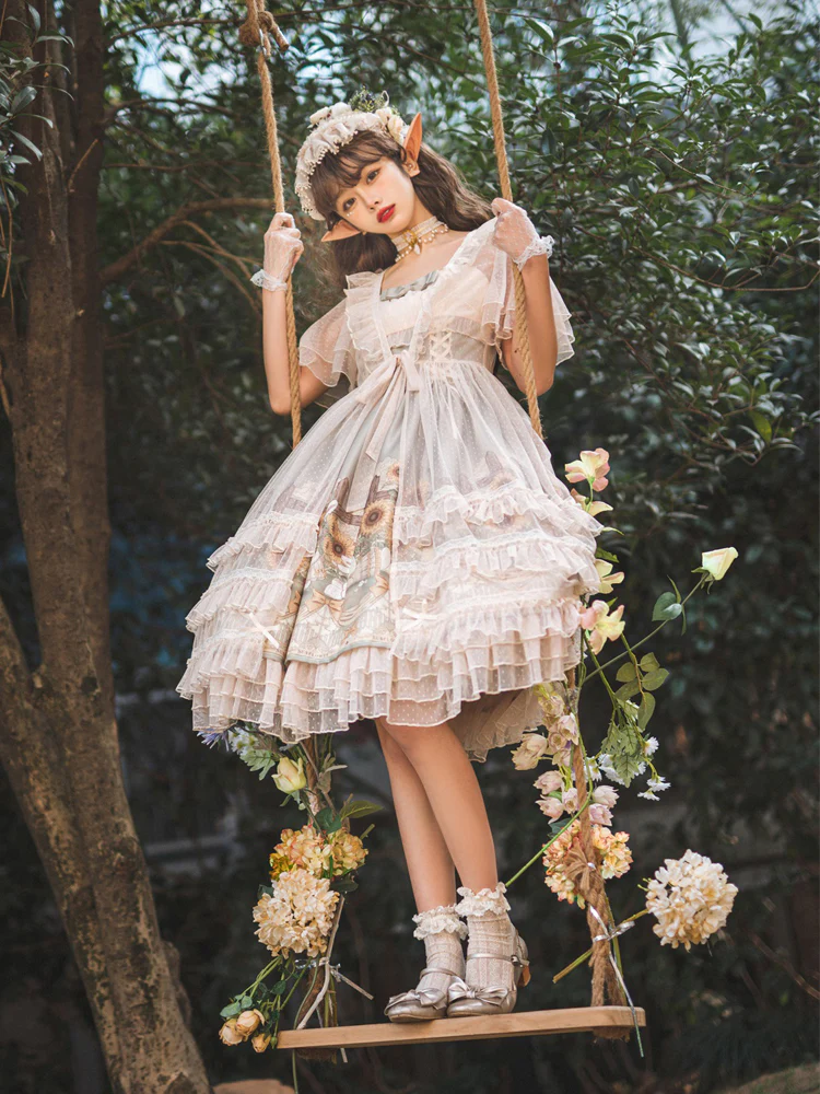 Sunflower - Elegant Lolita JSK Dress - Image 3