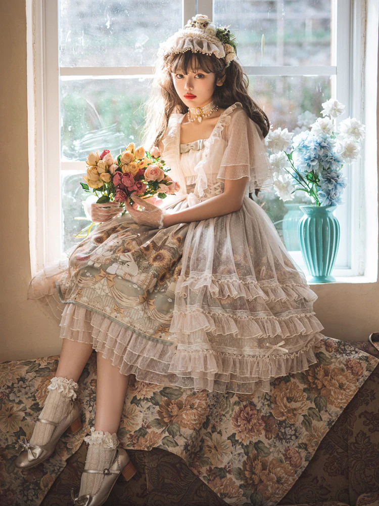 Sunflower - Elegant Lolita JSK Dress - Image 4