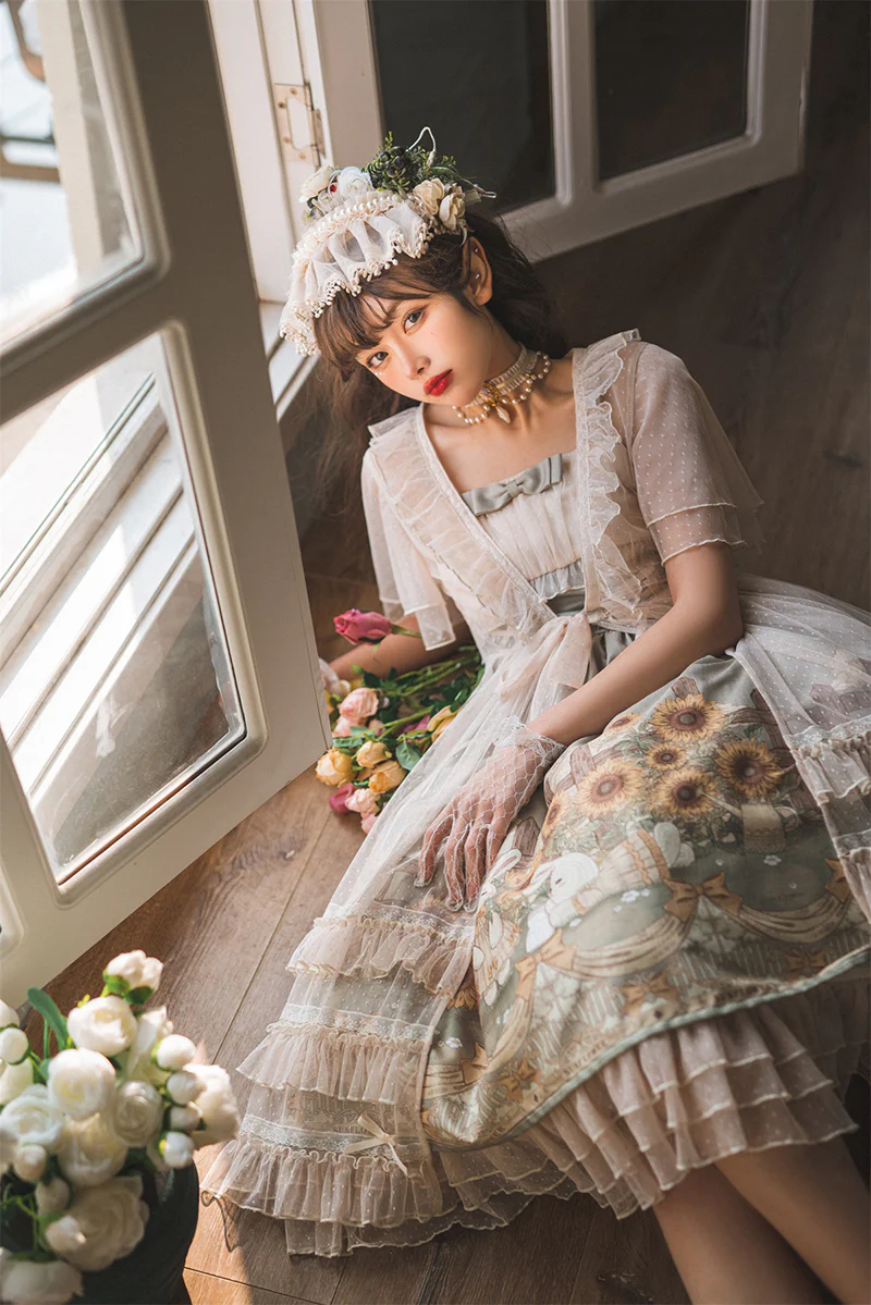 Sunflower - Elegant Lolita JSK Dress - Image 7