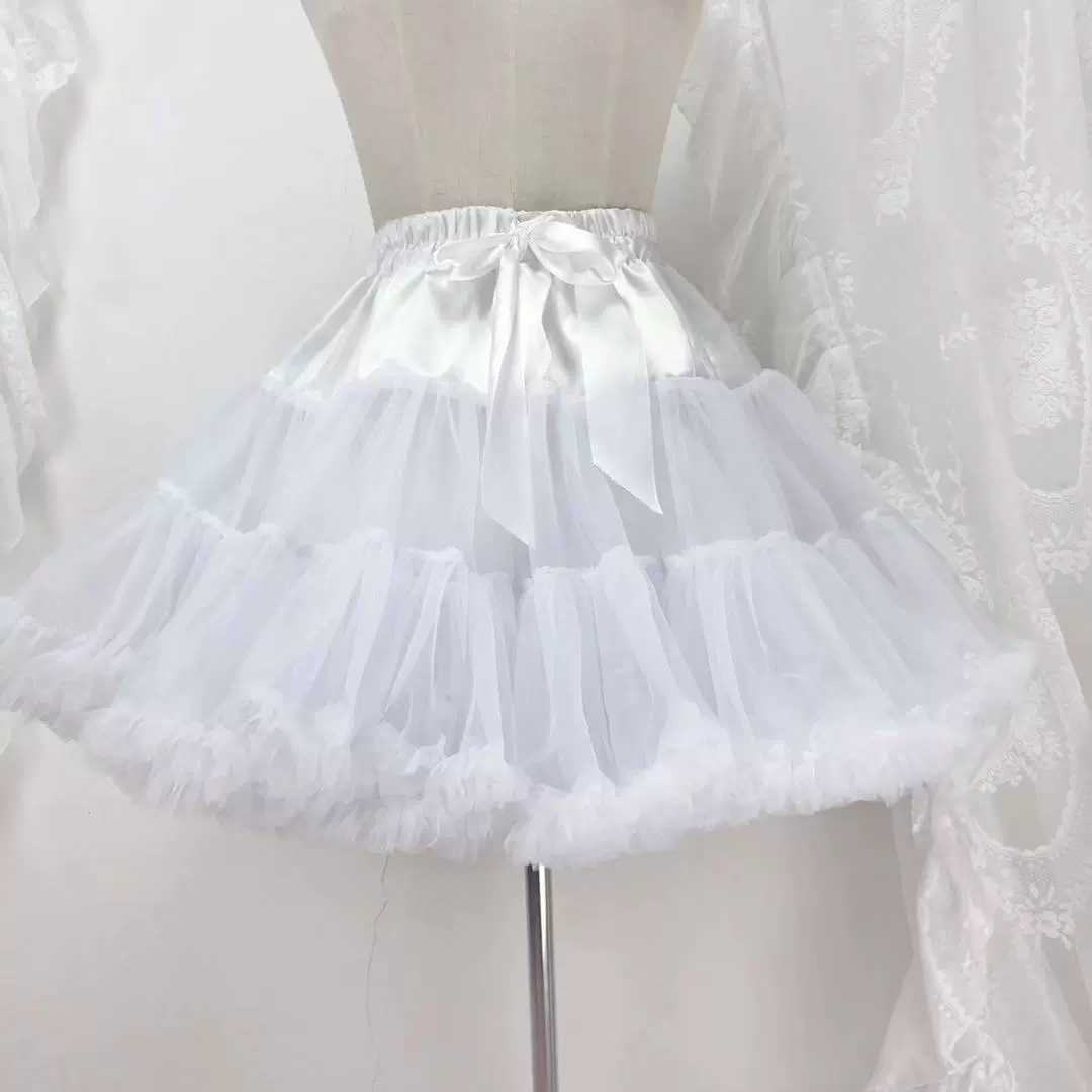 Super Puffy Lolita White Petticoat - Image 2