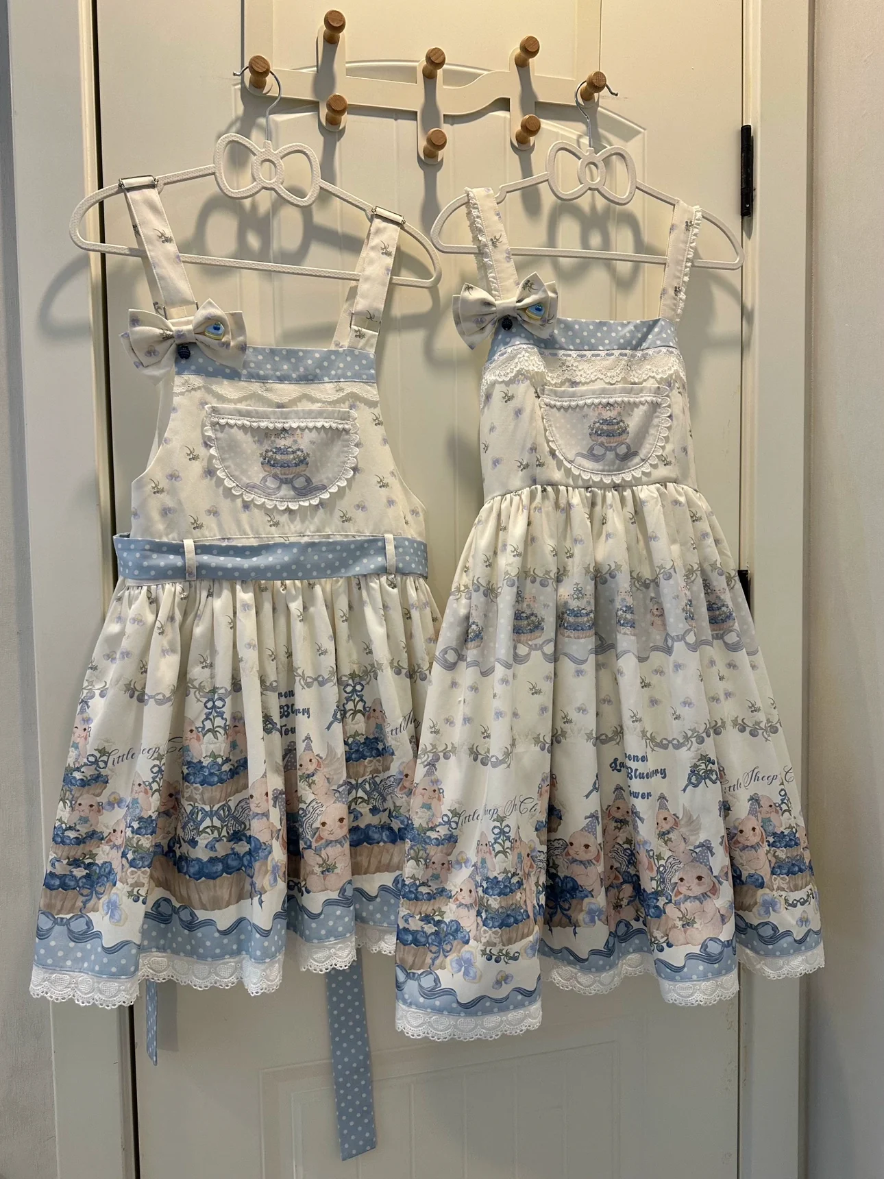 Akiyama Future Studio - Blueberry Tart Party - Sweet Blue Lolita Salopette Dress Blueberry Tart Print JSK Dress - Image 19