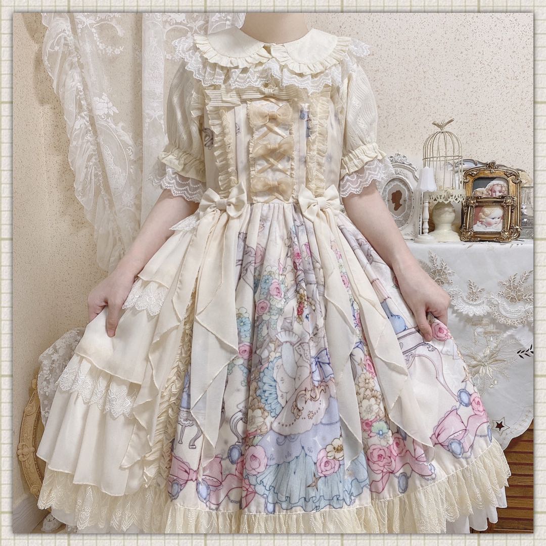 Sweet Lolita Golilla Short Sleeve Shirt - Image 2