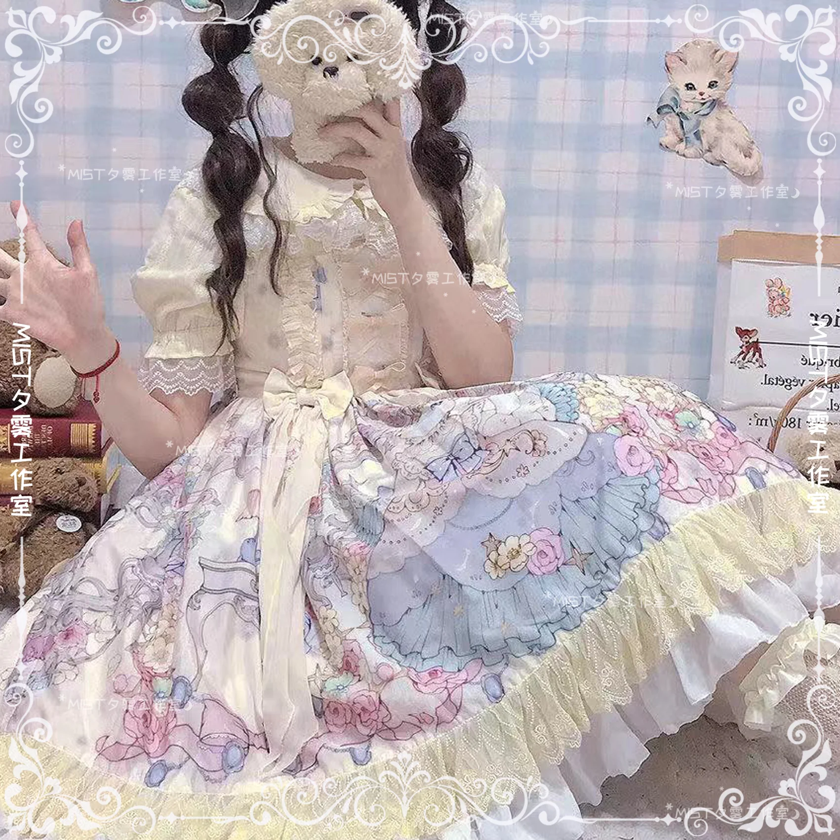 Sweet Lolita Golilla Short Sleeve Shirt - Image 24