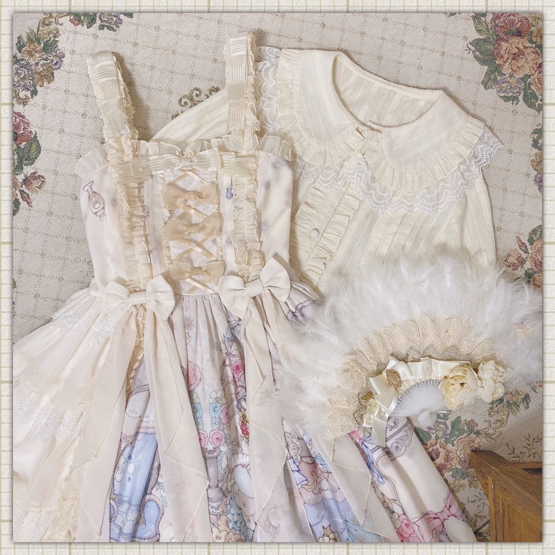 Sweet Lolita Golilla Short Sleeve Shirt - Image 37