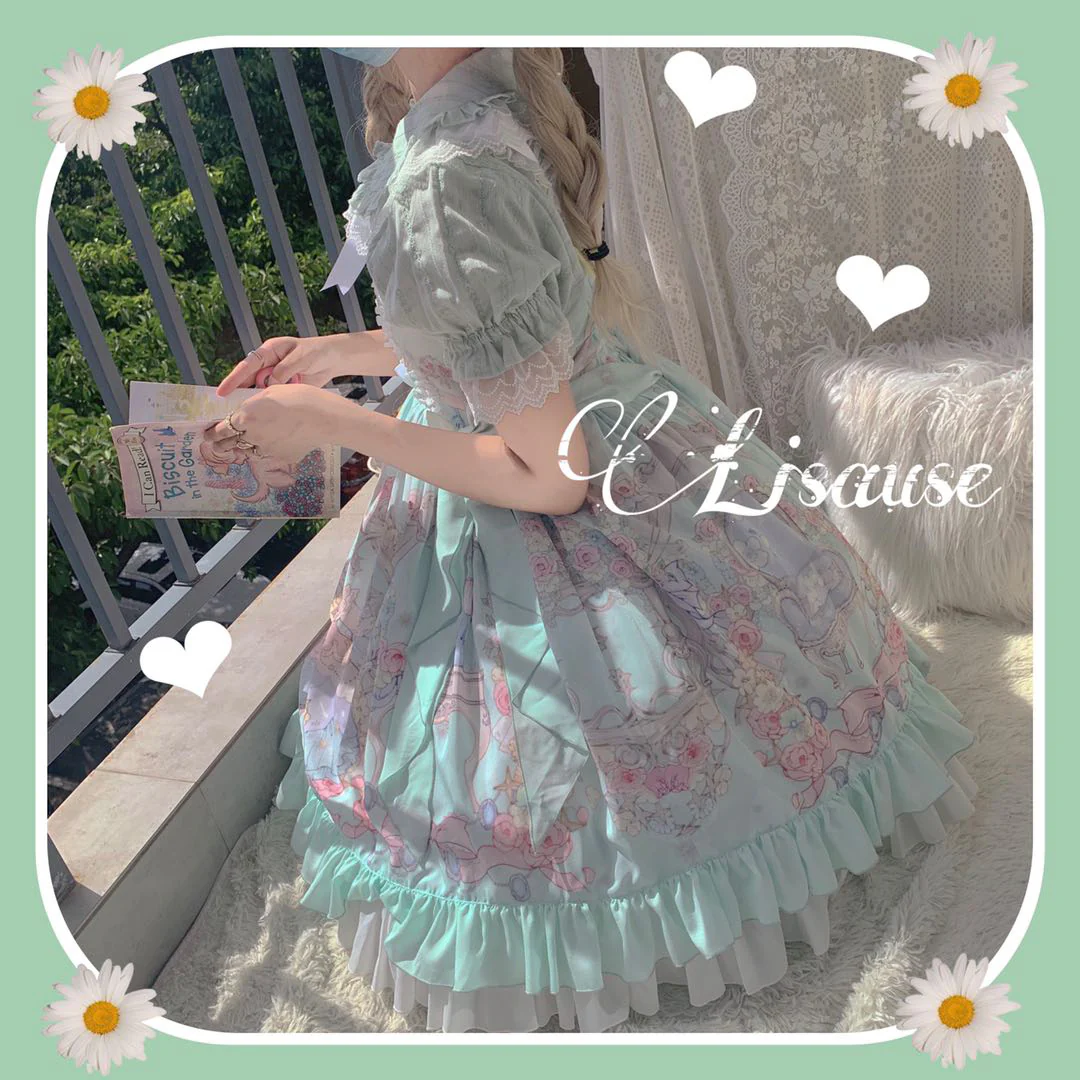Sweet Lolita Golilla Short Sleeve Shirt - Image 43