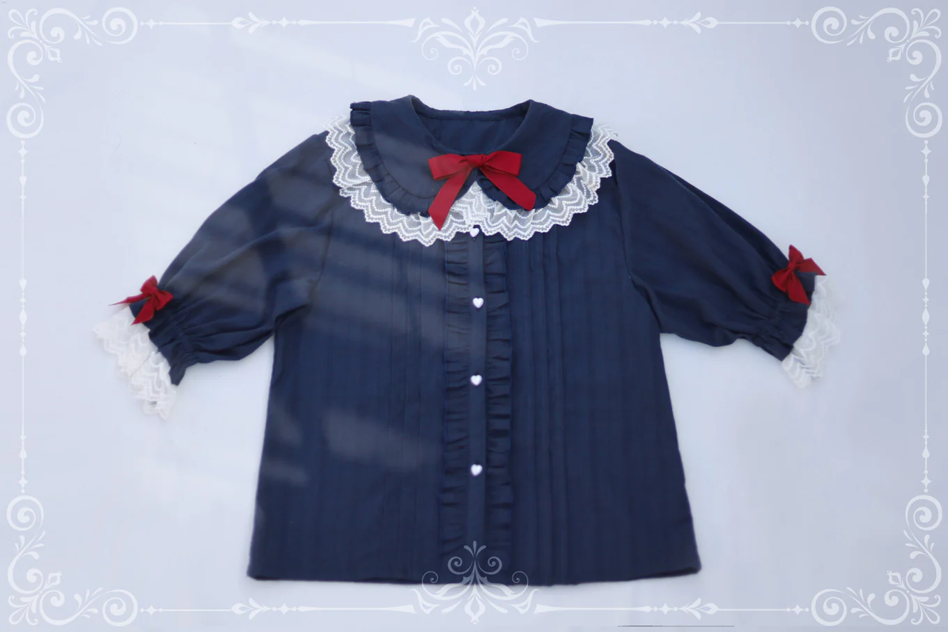 Sweet Lolita Golilla Short Sleeve Shirt - Image 51