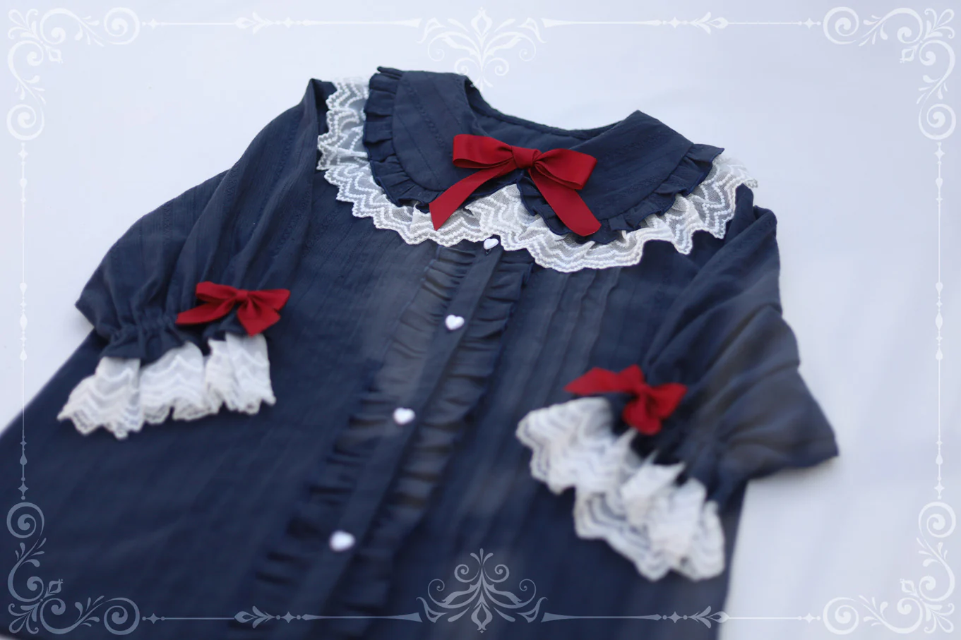Sweet Lolita Golilla Short Sleeve Shirt - Image 53