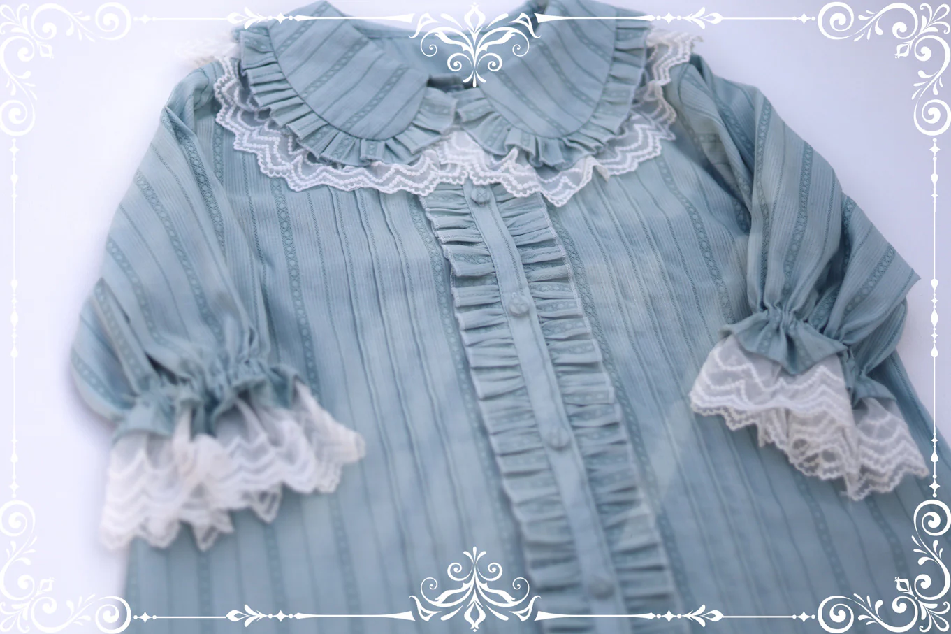 Sweet Lolita Golilla Short Sleeve Shirt - Image 55