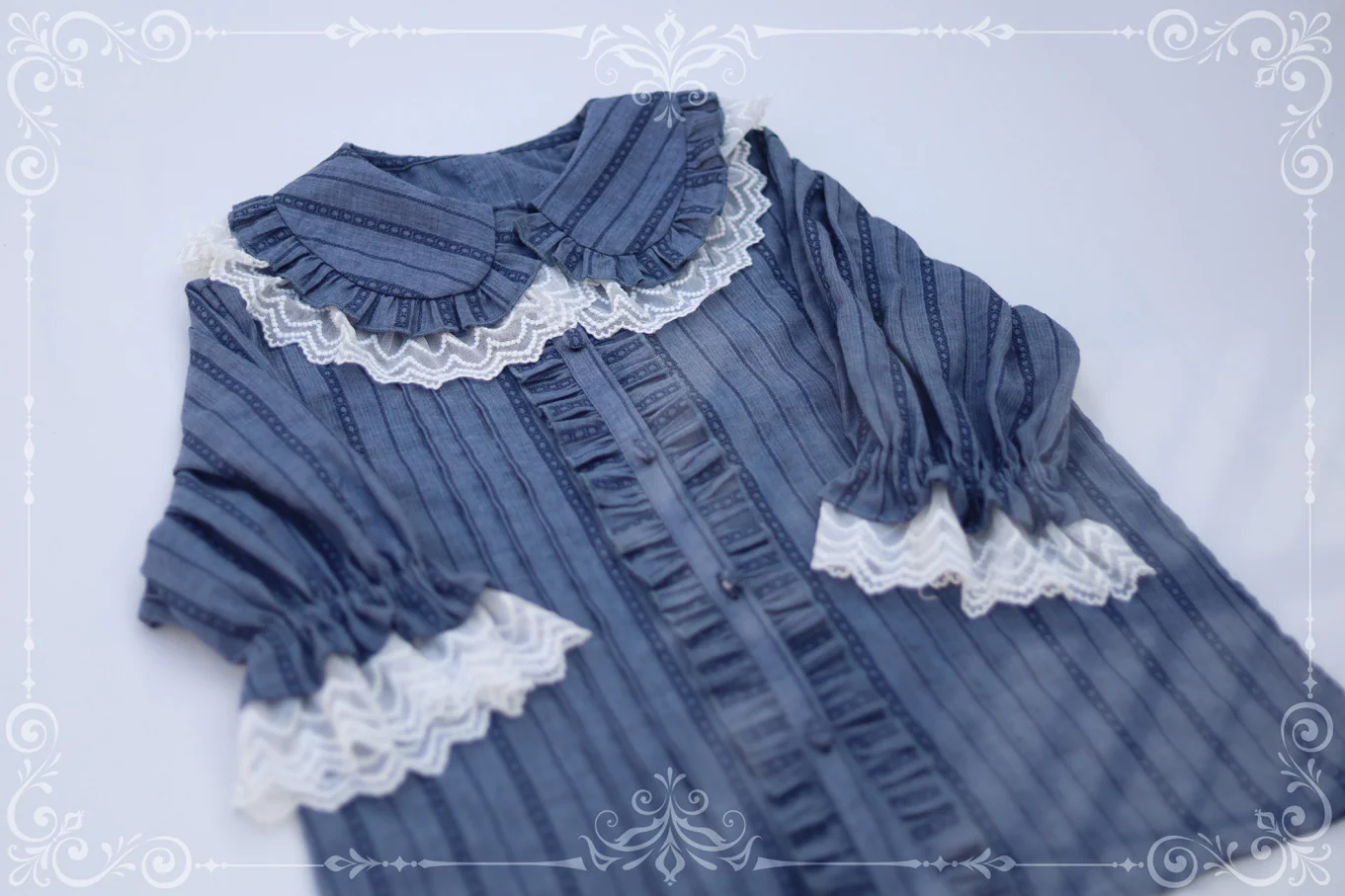 Sweet Lolita Golilla Short Sleeve Shirt - Image 61