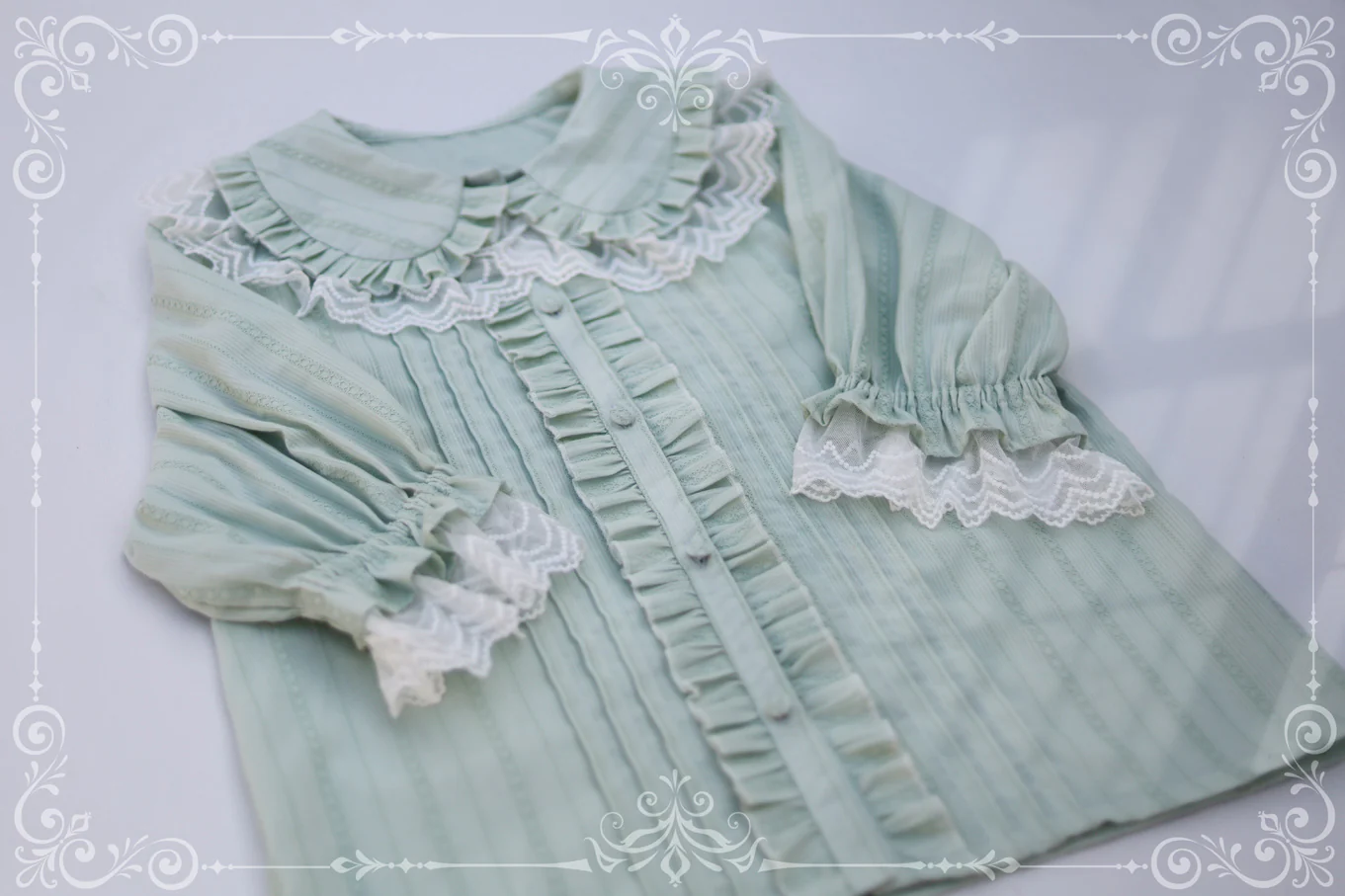 Sweet Lolita Golilla Short Sleeve Shirt - Image 62