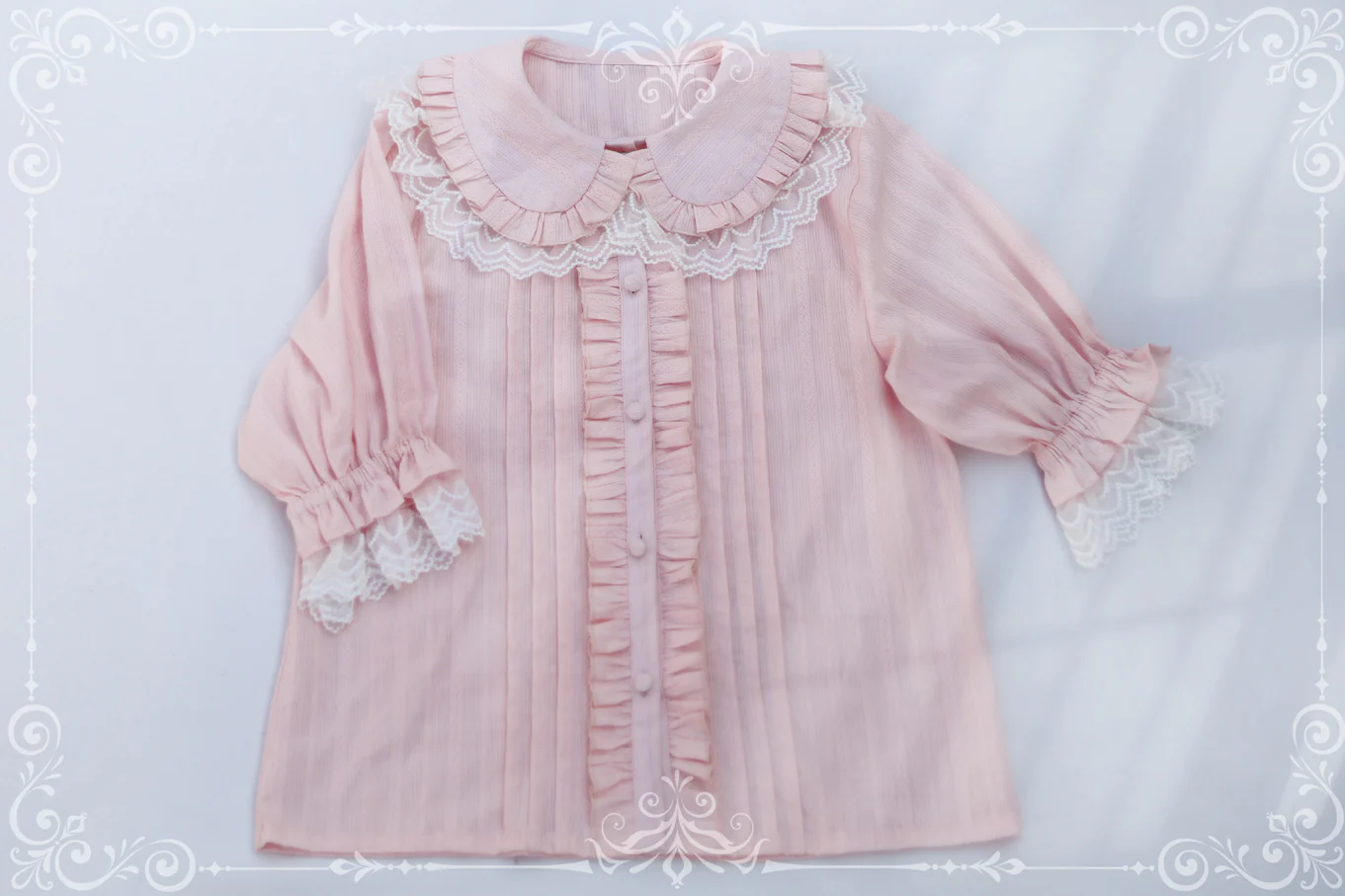 Sweet Lolita Golilla Short Sleeve Shirt - Image 66