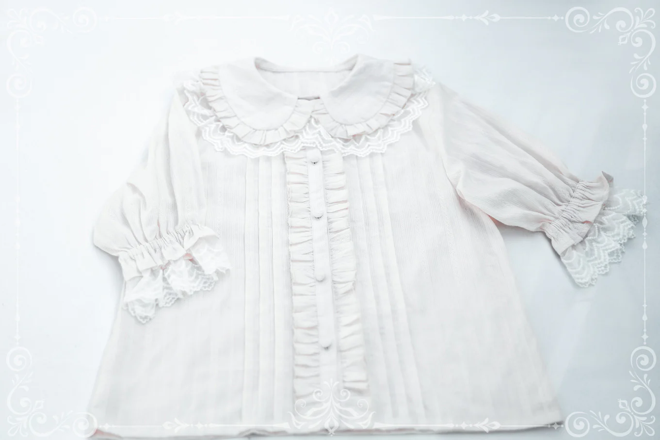Sweet Lolita Golilla Short Sleeve Shirt - Image 68