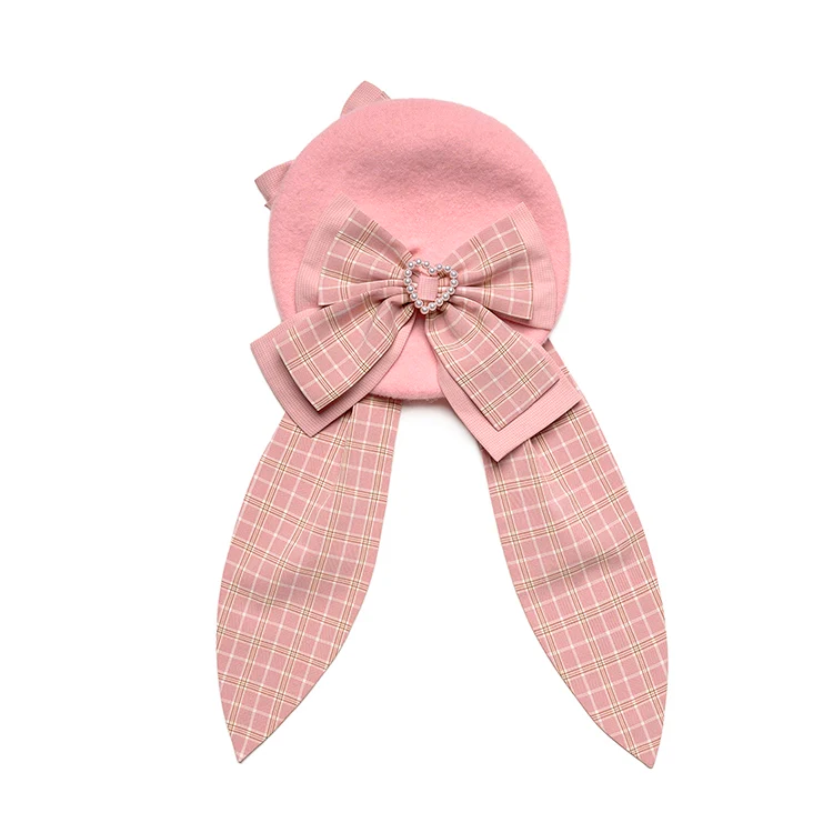 Youpairui - Helford - Sweet Coordinated Lolita Suit Pink Plaid Lolita SK Set - Image 29