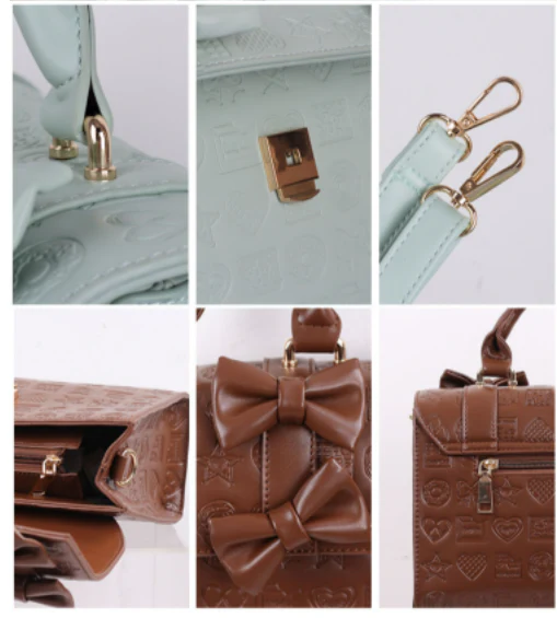Lovelylota - Sweet Heart Embossed Chocolate Lolita Bag - Image 11