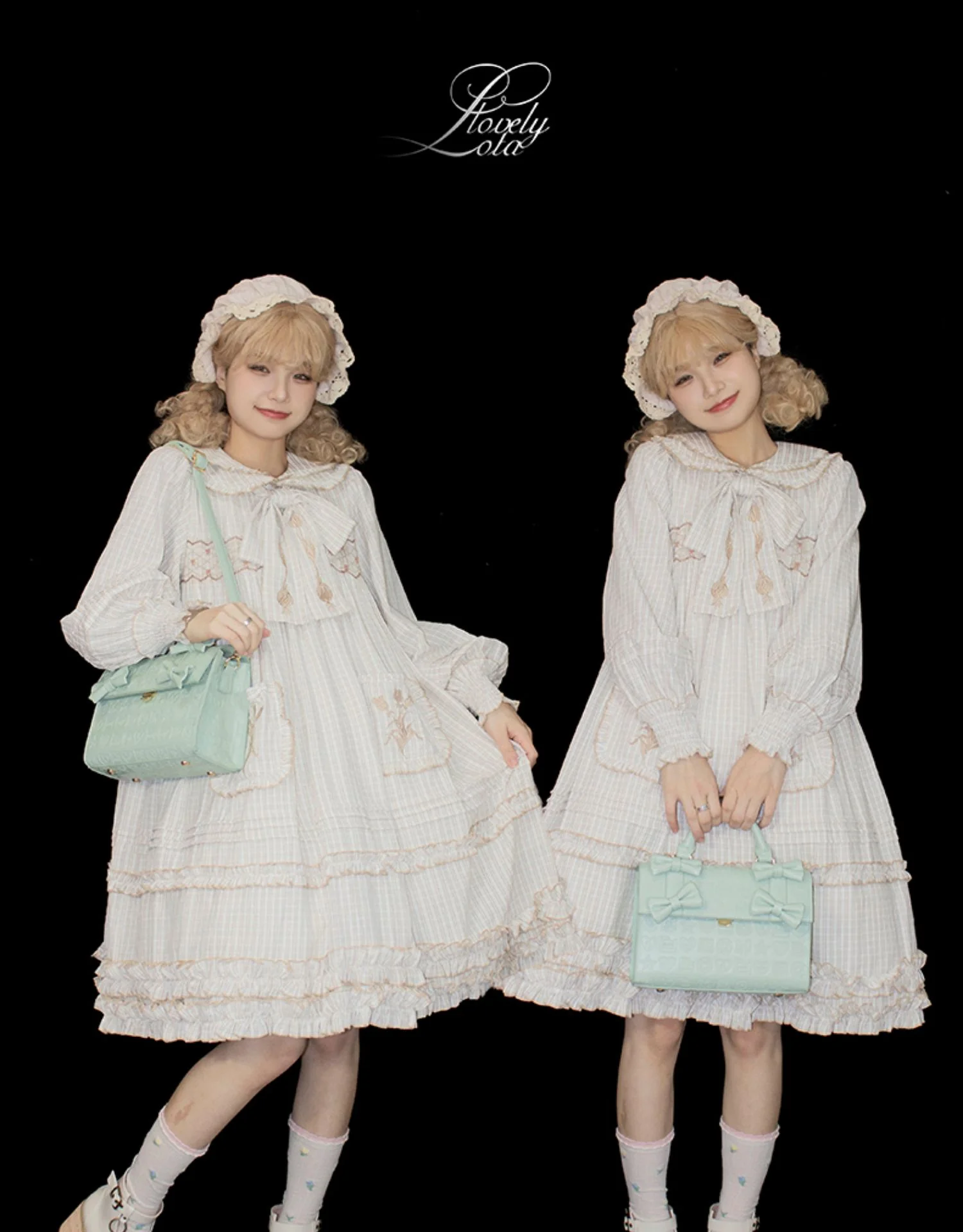 Lovelylota - Sweet Heart Embossed Chocolate Lolita Bag - Image 15