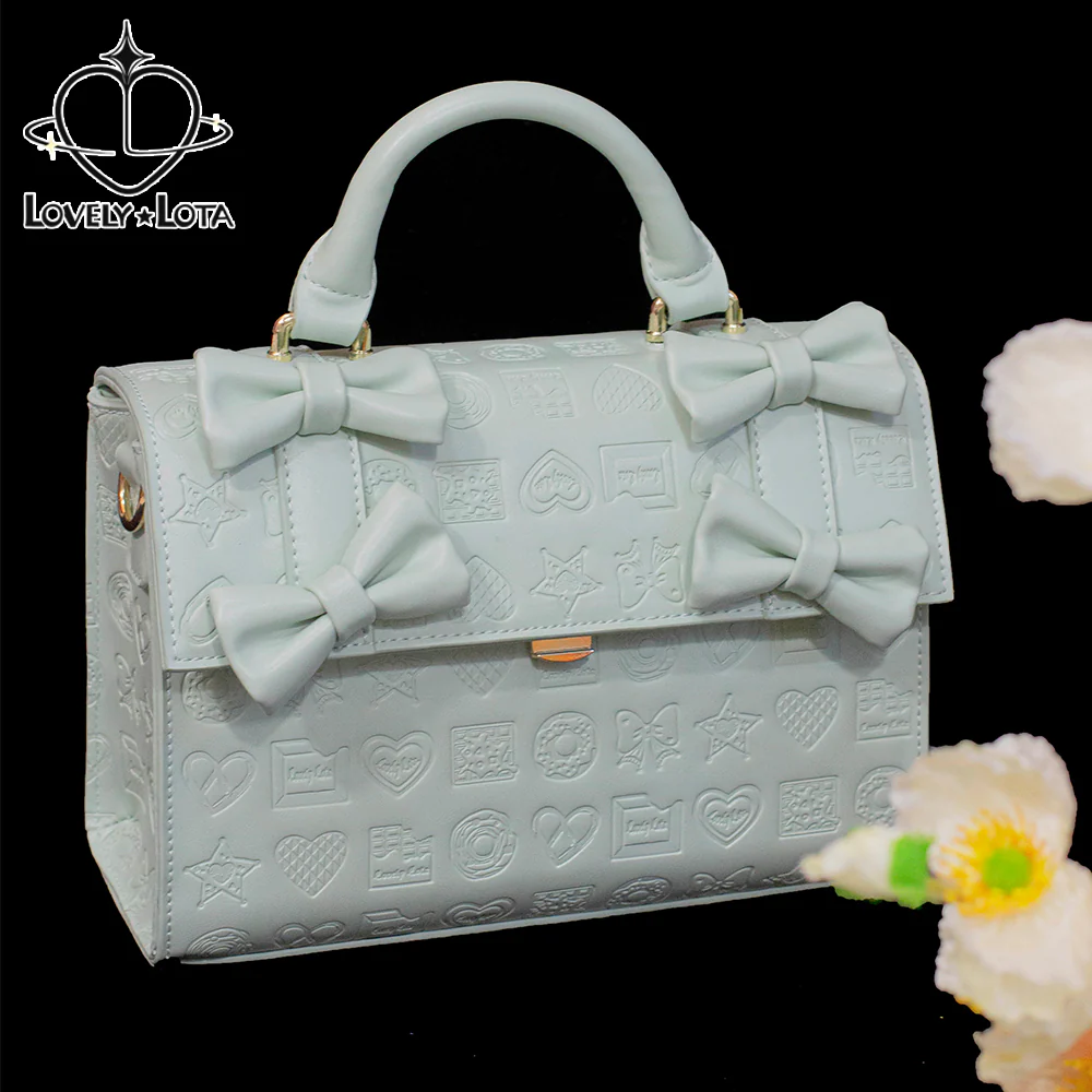 Lovelylota - Sweet Heart Embossed Chocolate Lolita Bag - Image 4