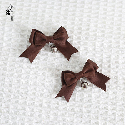 Xiaogui - Sweet Japan Fashion Lolita Bell Bow Clip - Image 10