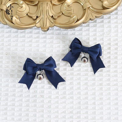 Xiaogui - Sweet Japan Fashion Lolita Bell Bow Clip - Image 16