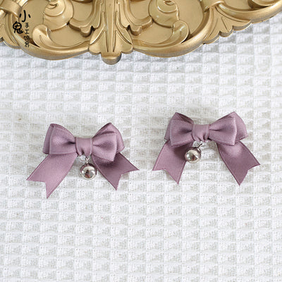 Xiaogui - Sweet Japan Fashion Lolita Bell Bow Clip - Image 17