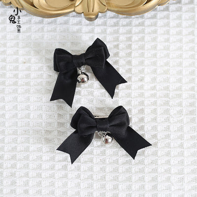 Xiaogui - Sweet Japan Fashion Lolita Bell Bow Clip - Image 6