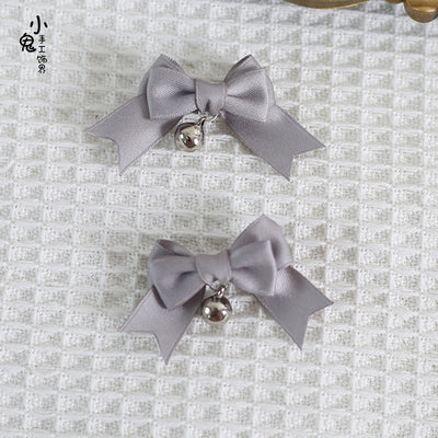 Xiaogui - Sweet Japan Fashion Lolita Bell Bow Clip - Image 8