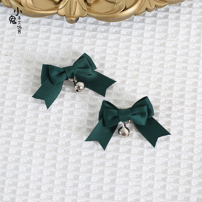 Xiaogui - Sweet Japan Fashion Lolita Bell Bow Clip - Image 9