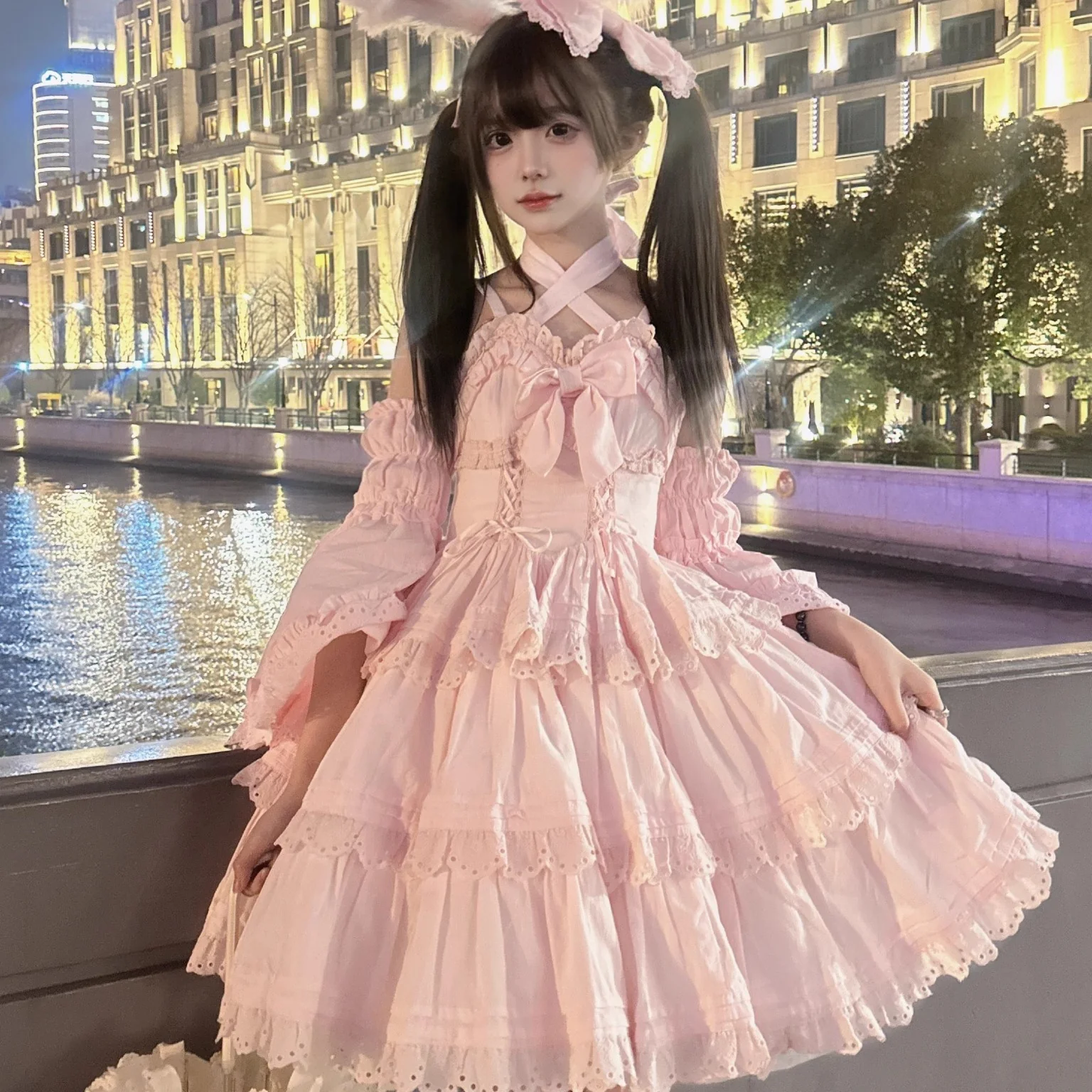 MEEKWIND - Miss Flora - Sweet Lolita Accessories Doll-like Headdress - Image 4