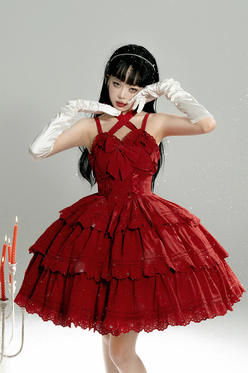 MEEKWIND - Miss Flora - Sweet Lolita Accessories Doll-like Headdress - Image 8