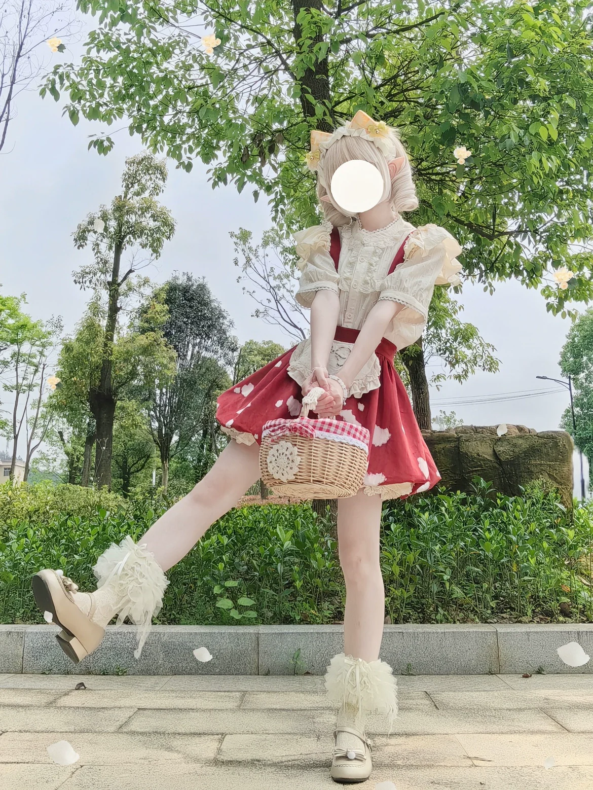 Sweet Lolita Blouse Cotton Summer Short Sleeve Shirt - Image 31