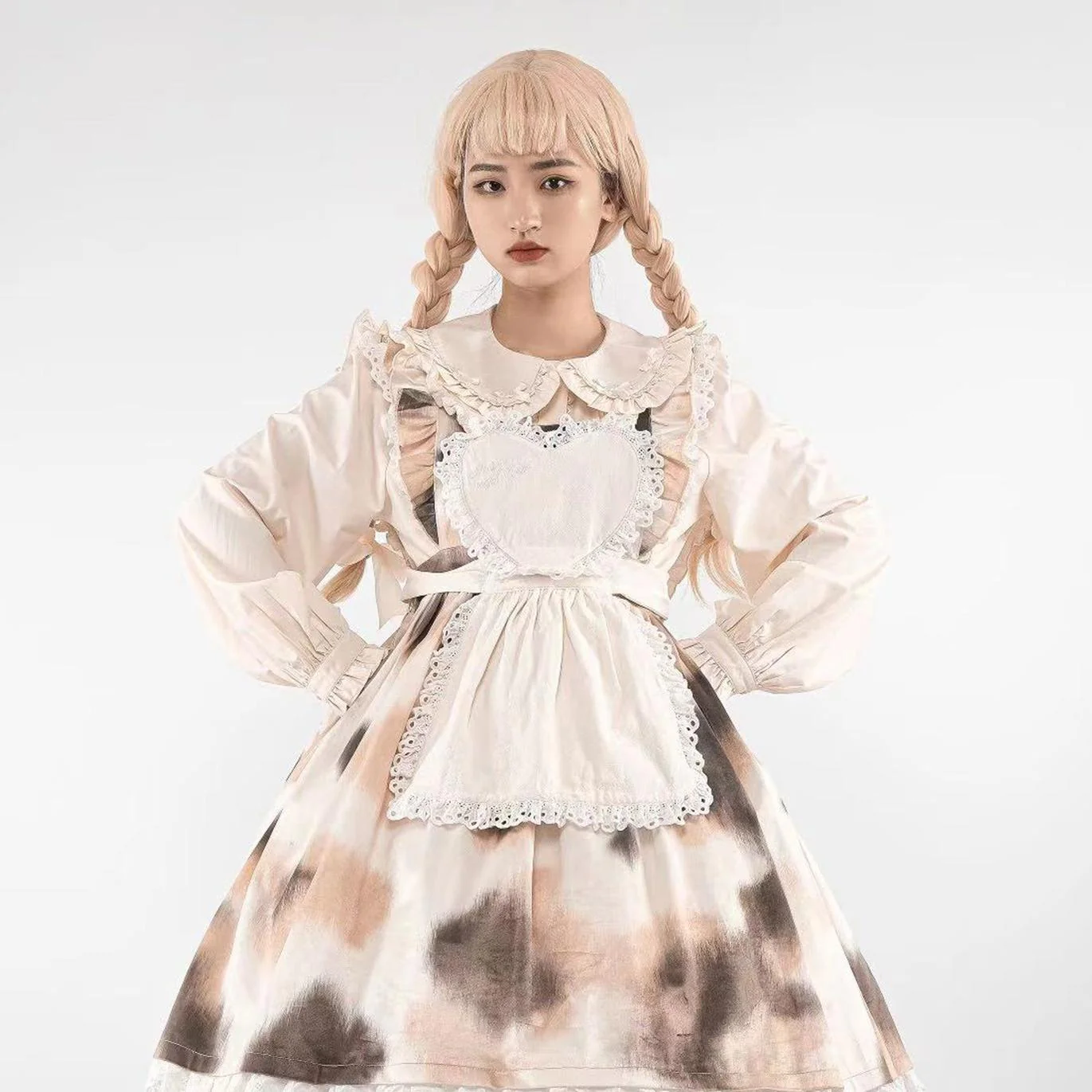 Sweet Lolita Blouse Doll Collar Lolita Shirt With Bubble Sleeve - Image 3