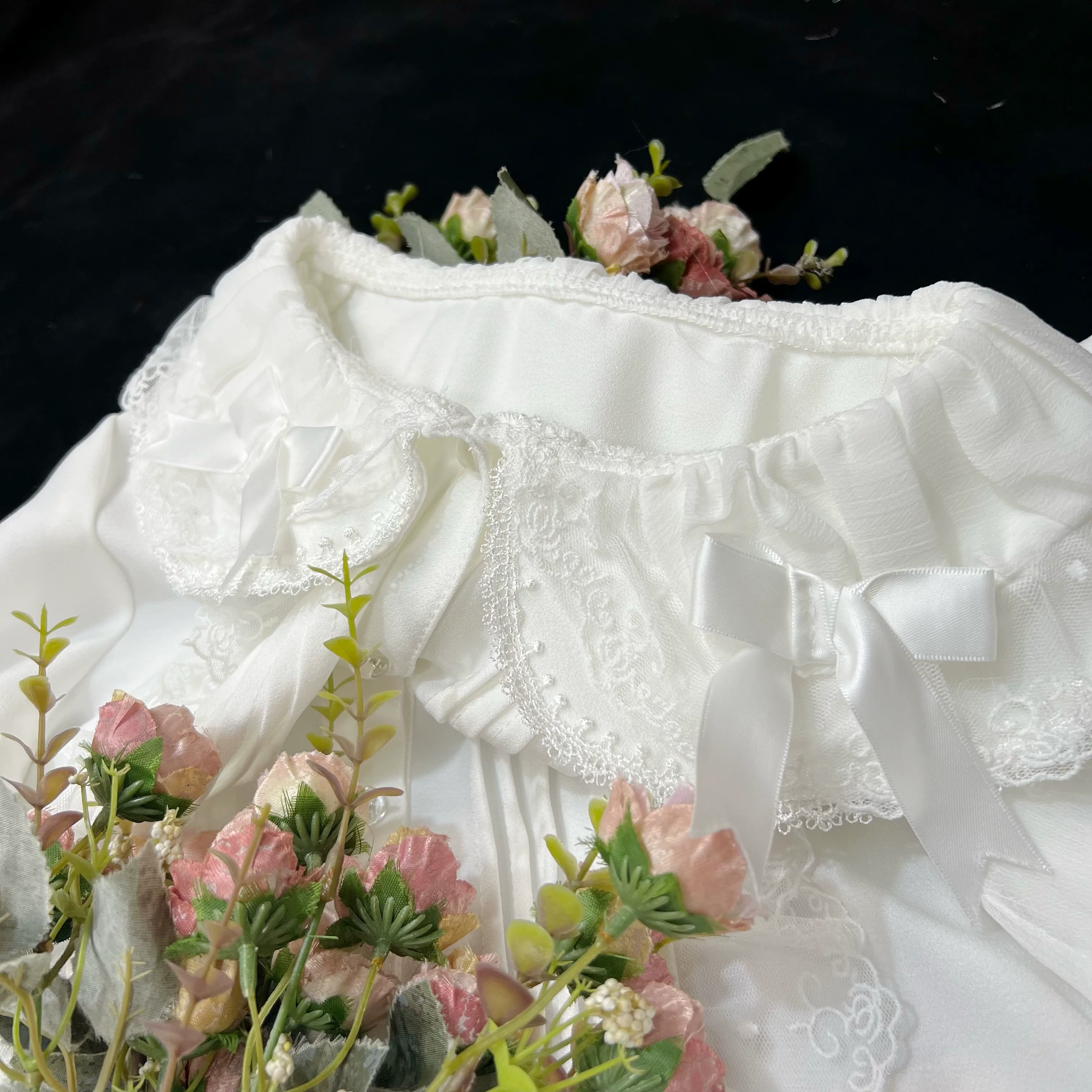 Sweet Lolita Blouse Double-layered Puff Sleeves Lolita Shirt - Image 10