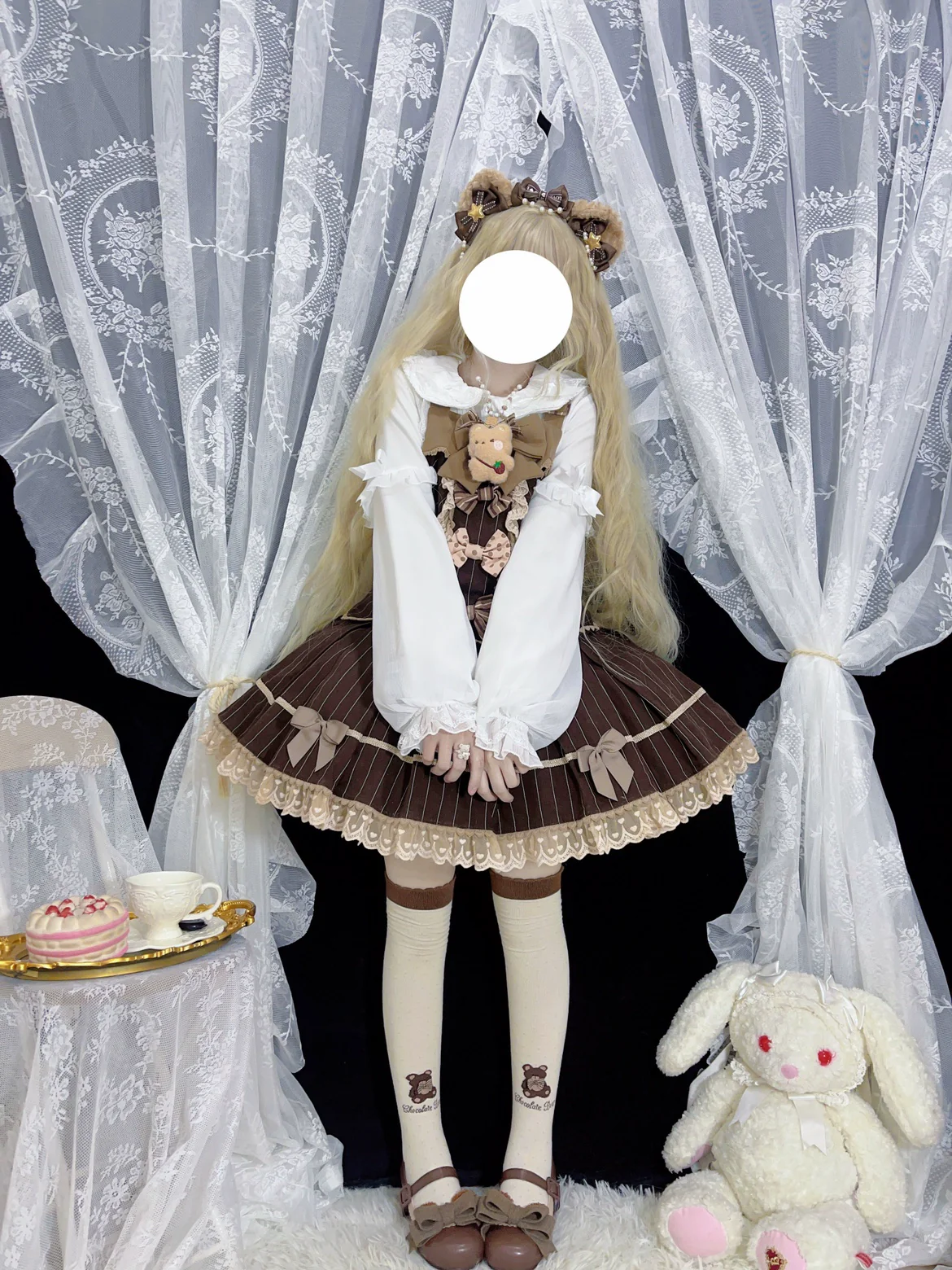 Sweet Lolita Blouse Double-layered Puff Sleeves Lolita Shirt - Image 14