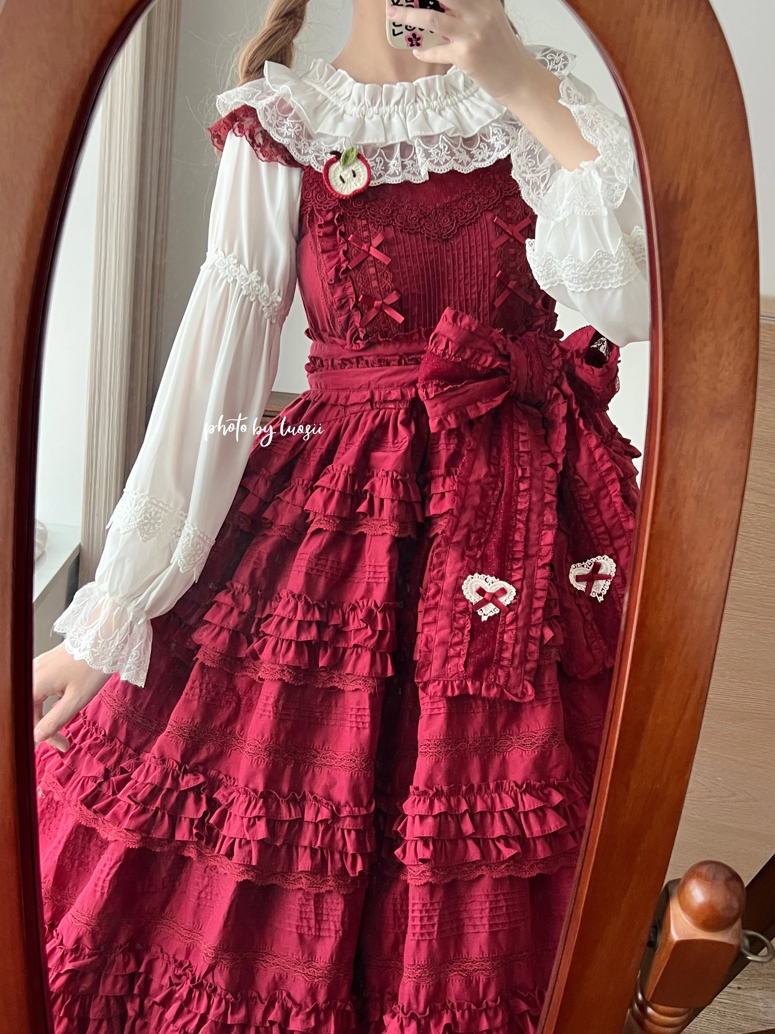 Chiffon Off-Shoulder Classic Lolita Blouse - Image 10