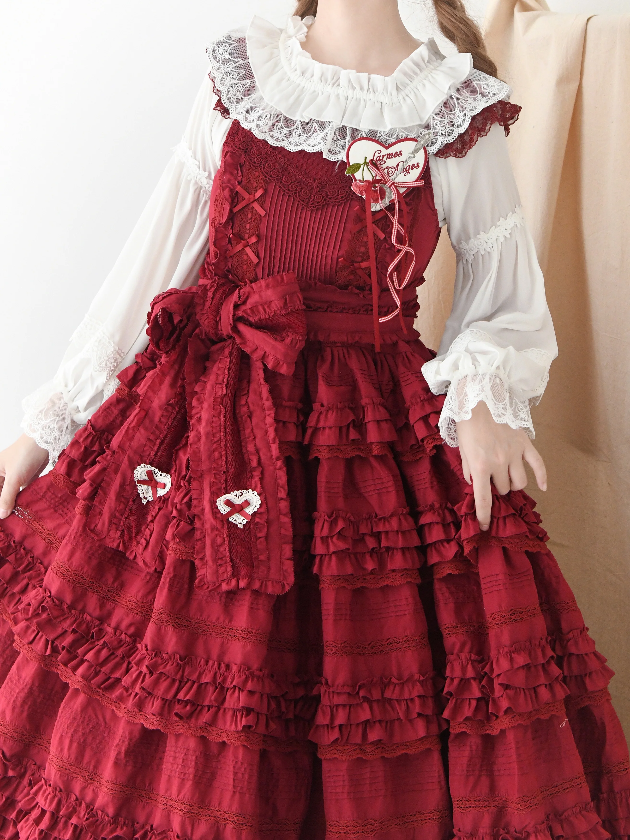 Chiffon Off-Shoulder Classic Lolita Blouse - Image 11