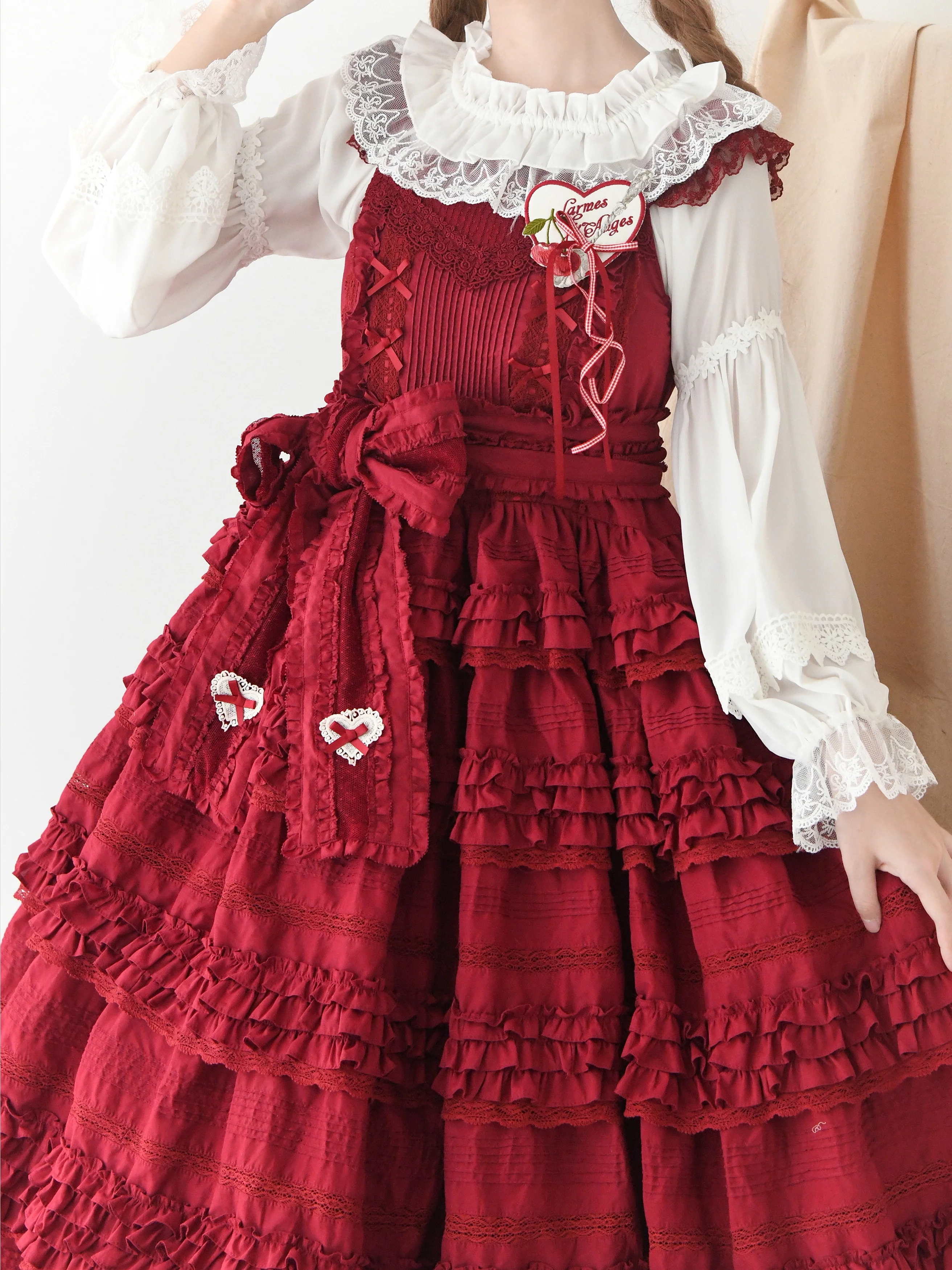 Chiffon Off-Shoulder Classic Lolita Blouse - Image 12